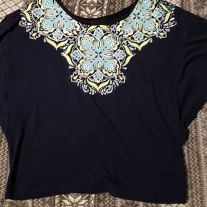 Dolman sleeve top